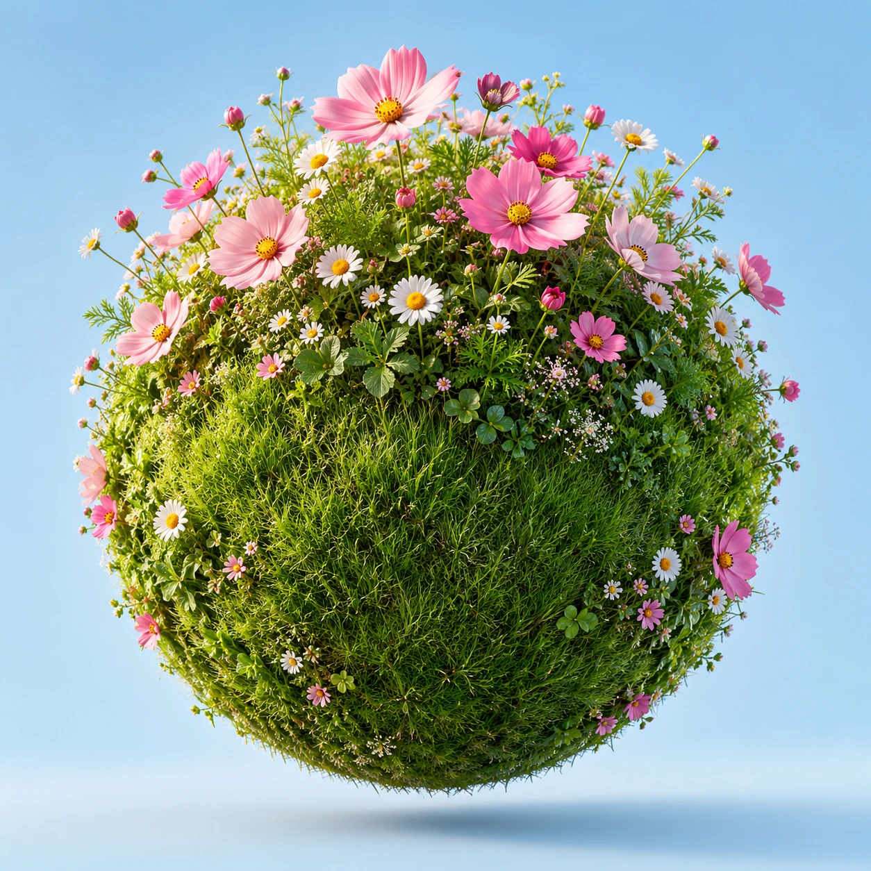 Flower garden globe