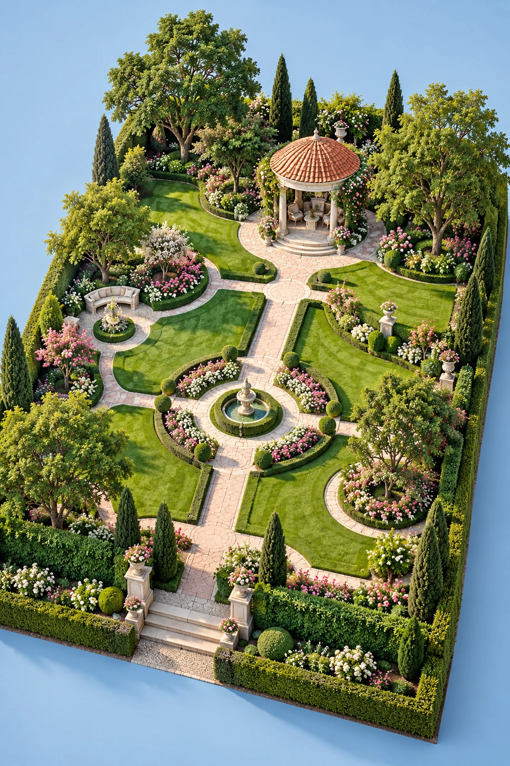 Illustrative garden project